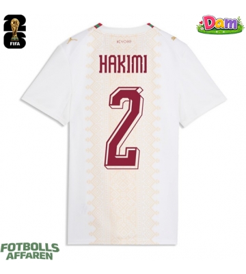 Marocko Achraf Hakimi #2 Bortatröja Kvinnor VM 2026 Kortärmad